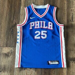 Nike Engineered Philadelphia Phila 76ers Ben Simmons 25 Jersey NBA Size Medium